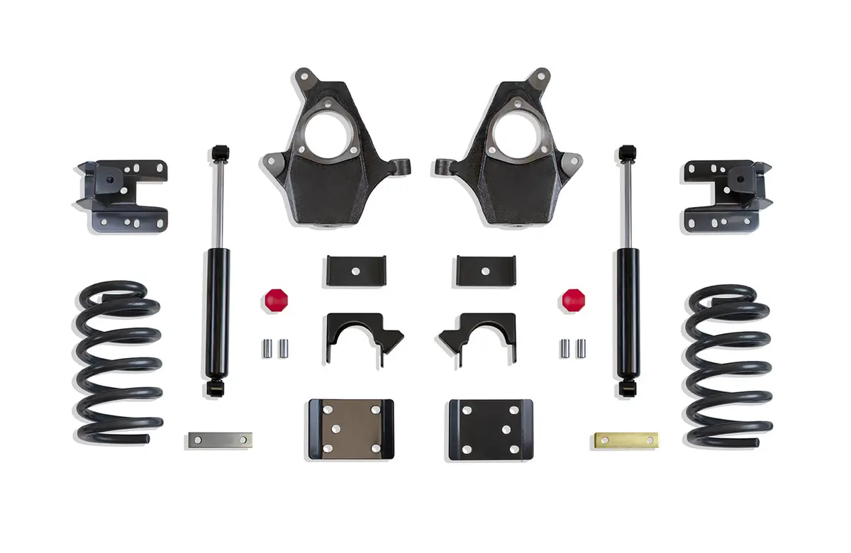 4"/6" Lowering Kit (Spindles, Coils, Ext/Crew Cab, Cast Steel Arms) 1