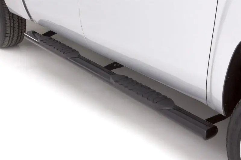 Lund 10-17 Dodge Ram 2500 Crew Cab 5In. Oval Straight Steel Nerf Bars - Black 1
