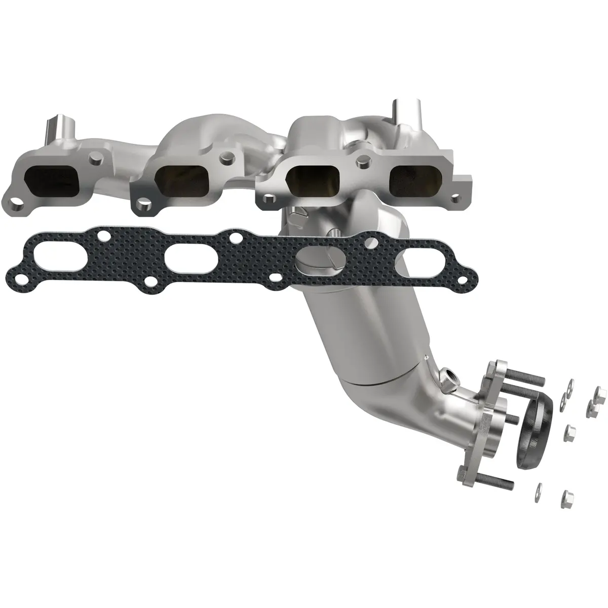 Catalytic Converter With Integrated Exhaust Manifold 1