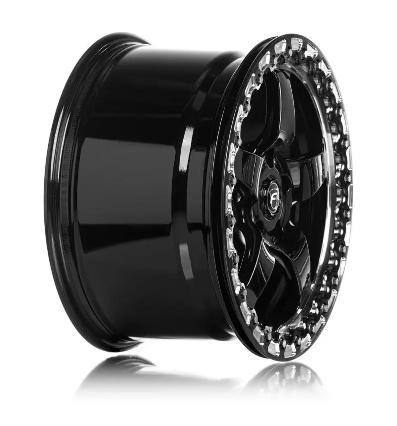 Forgestar D5 Beadlock 17X10 / 5X115 Bp / Et00 / 5.5In Bs Gloss Black Wheel 1