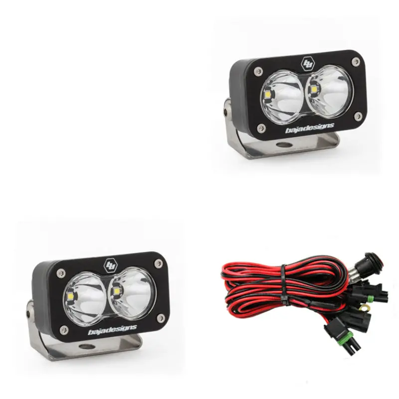 Baja Designs S2 Sport Work/Scene Pattern Pair Led Work Light - Clear 1