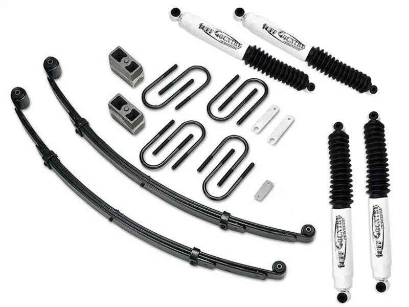 Tuff Country 73-87 Chevy Pickup/Blazer 3In Suspension Lift Kit Components W/ Rear Blocks 1