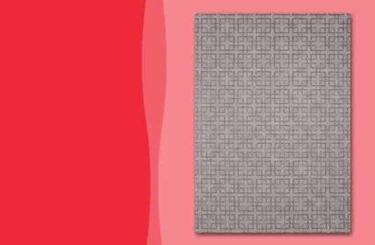 Outdoor Rug - Lattice - Silver &Amp Charcoal 1
