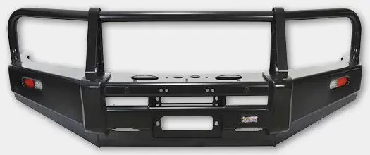 Dobinsons Bull Bar Classic Black For Toyota Land Cruiser 76, 78, 79 Series 2007-2016 Narrow Chassis - Bu59-3506 1