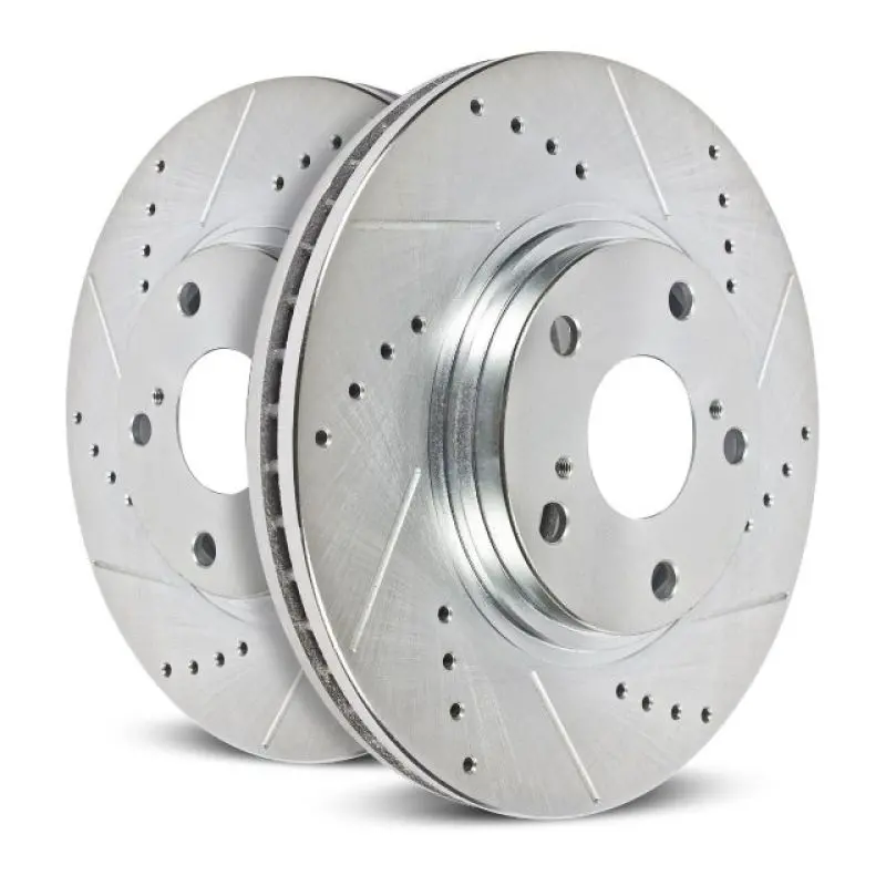 Power Stop 20-22 Ram 1500 Front Left Evolution Drilled & Slotted Rotor 1