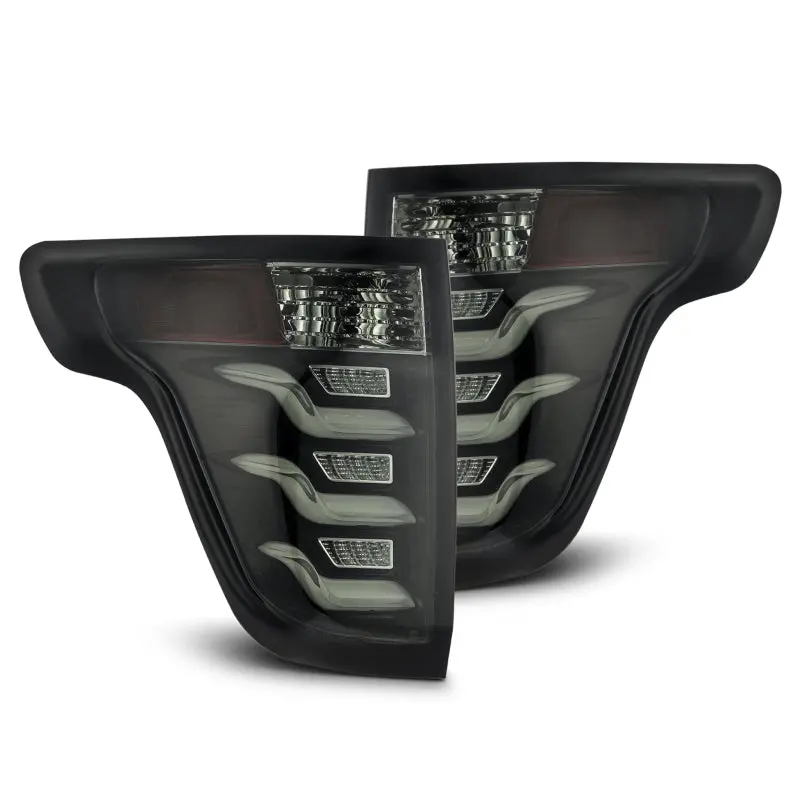 Alpharex 11-15 Ford Explorer Pro-Series Led Tail Lights Jet Black 1