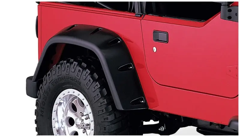 Bushwacker 97-06 Jeep Tj Max Pocket Style Flares 2Pc - Black 1