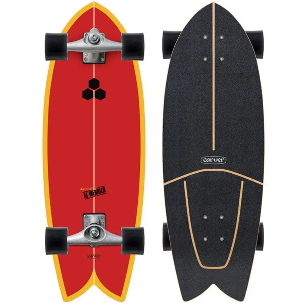 Carver X Channel Islands Fish Surfskate 29.25" Cruiser Longboard With Cx Trucks 1
