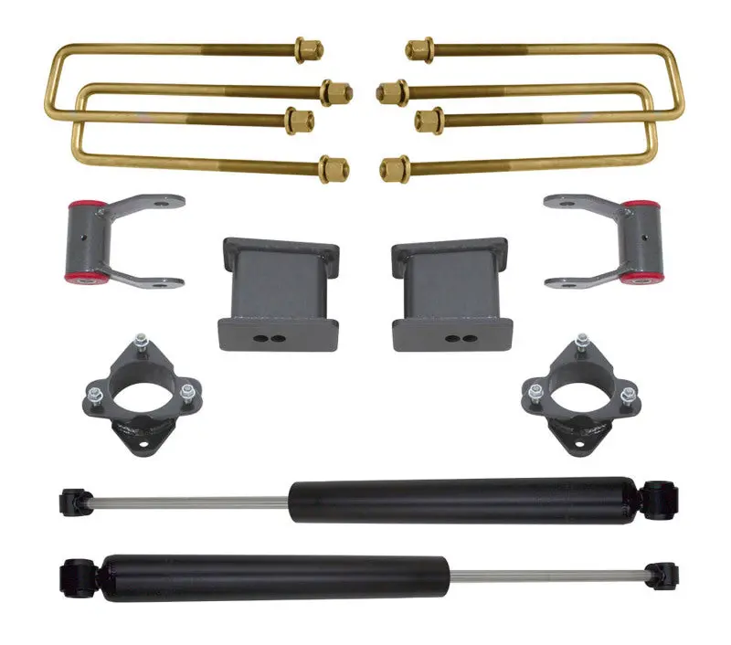 Maxtrac 16-18 Gm C1500 2Wd W/Stamped Steel/Alum. Susp. 4In Rear Lift Kit 1