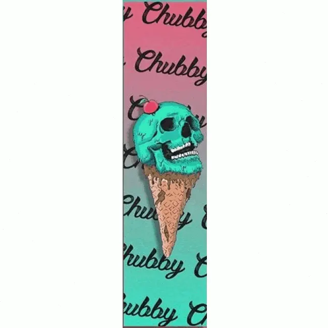 Chubby Ice Cream Scooter Griptape - Green/Pink 1