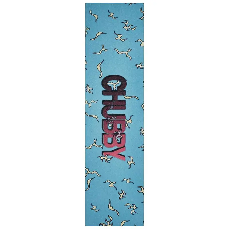 Chubby Sticky Scooter Griptape - Blue / Yellow 1