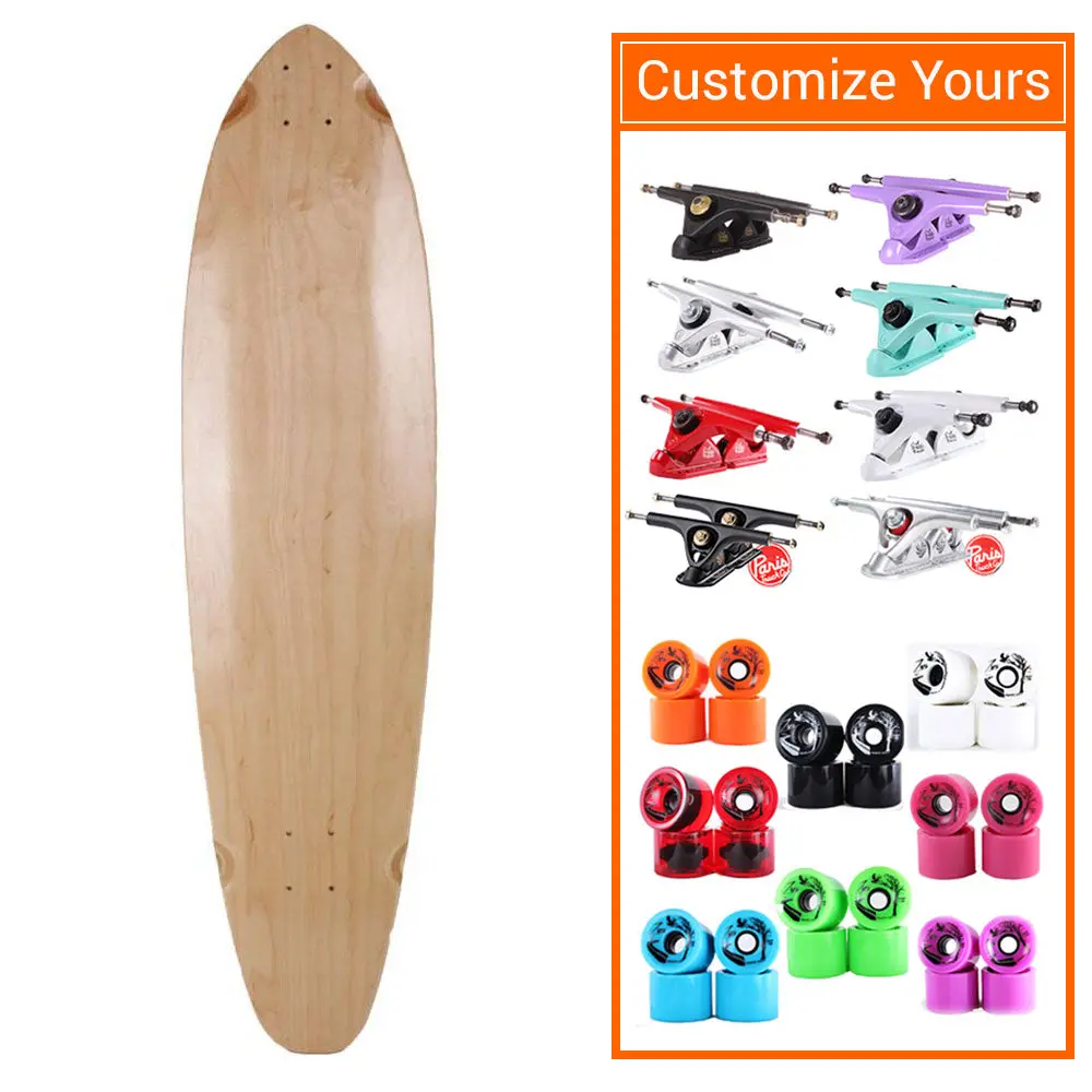 Custom Blank 40" Kicktail Longboard 1