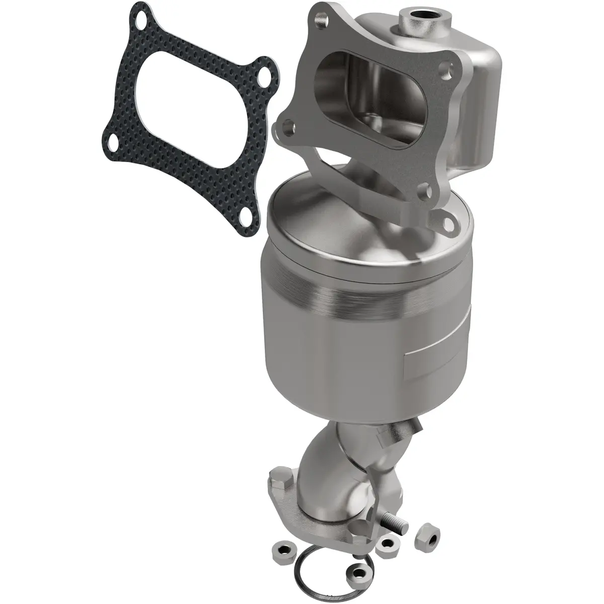 Catalytic Converter With Integrated Exhaust Manifold 1