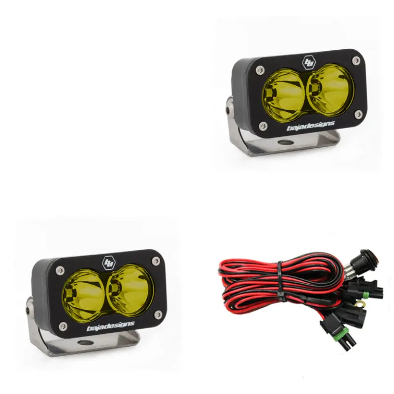 Baja Designs S2 Sport Spot Pattern Led Work Light - Amber 1