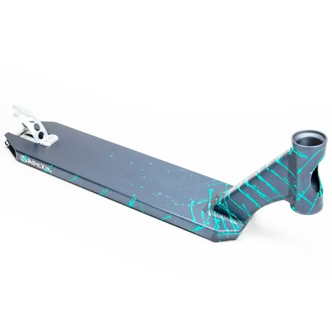 Apex Pro Scooter Deck - Anodized Grey/Splash - 4.5" 1