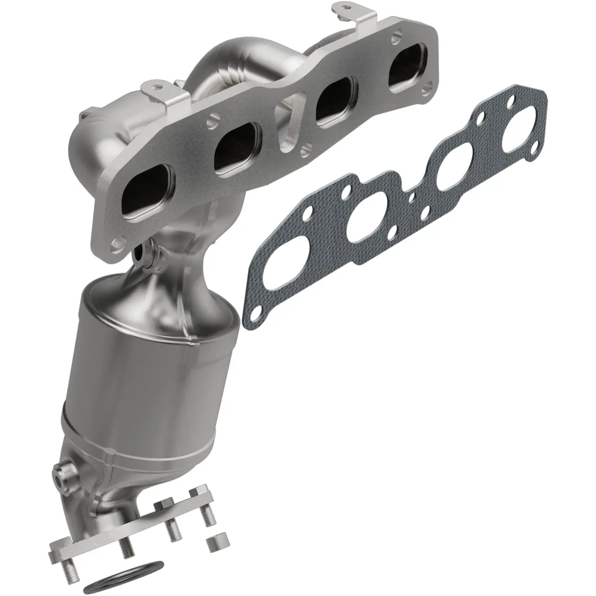 Catalytic Converter With Integrated Exhaust Manifold 1