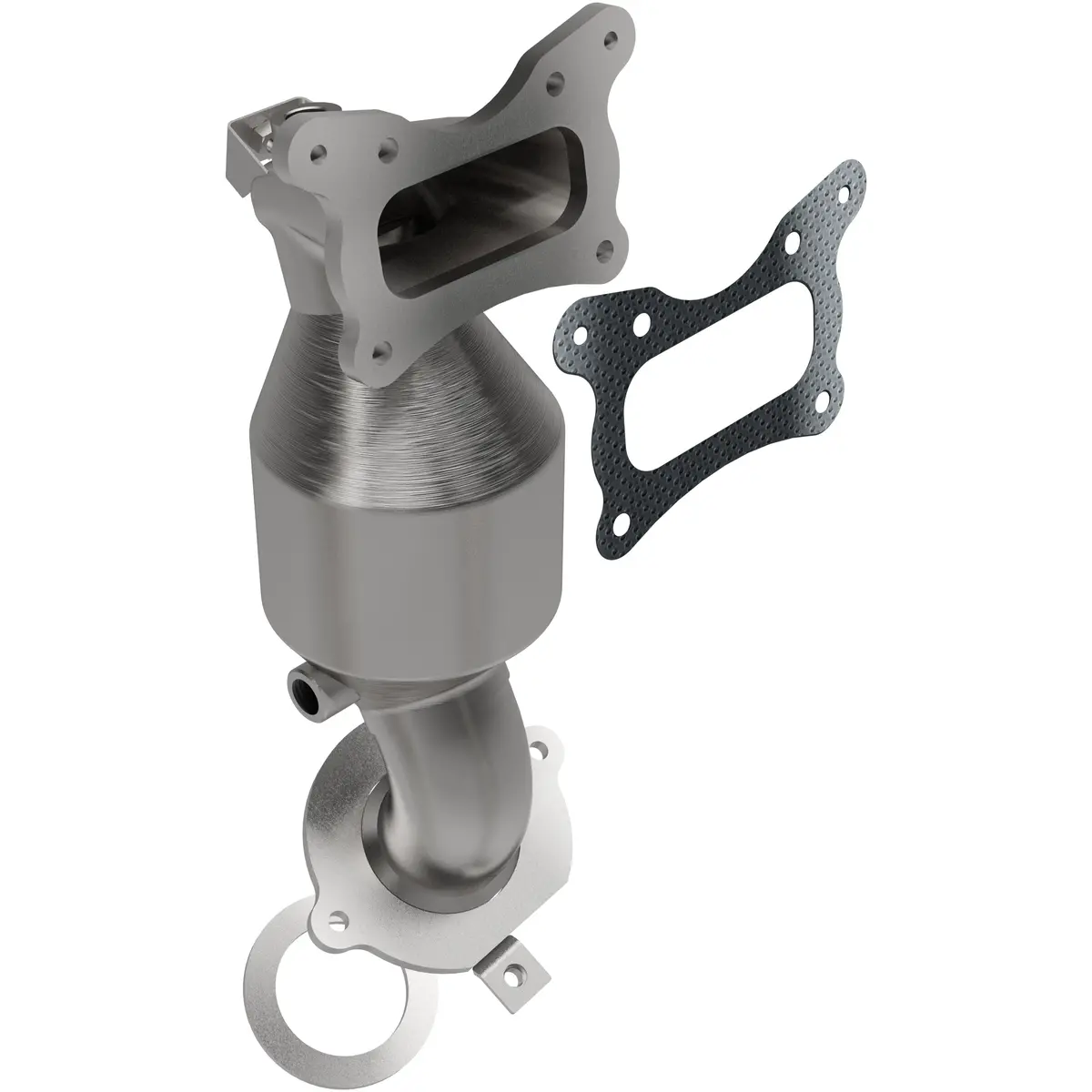 Catalytic Converter With Integrated Exhaust Manifold 1