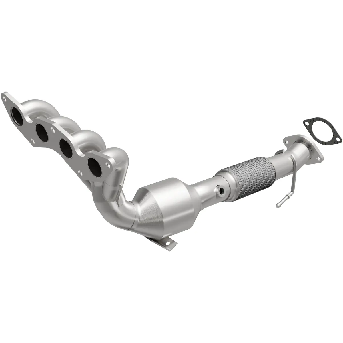 Catalytic Converter With Integrated Exhaust Manifold 1