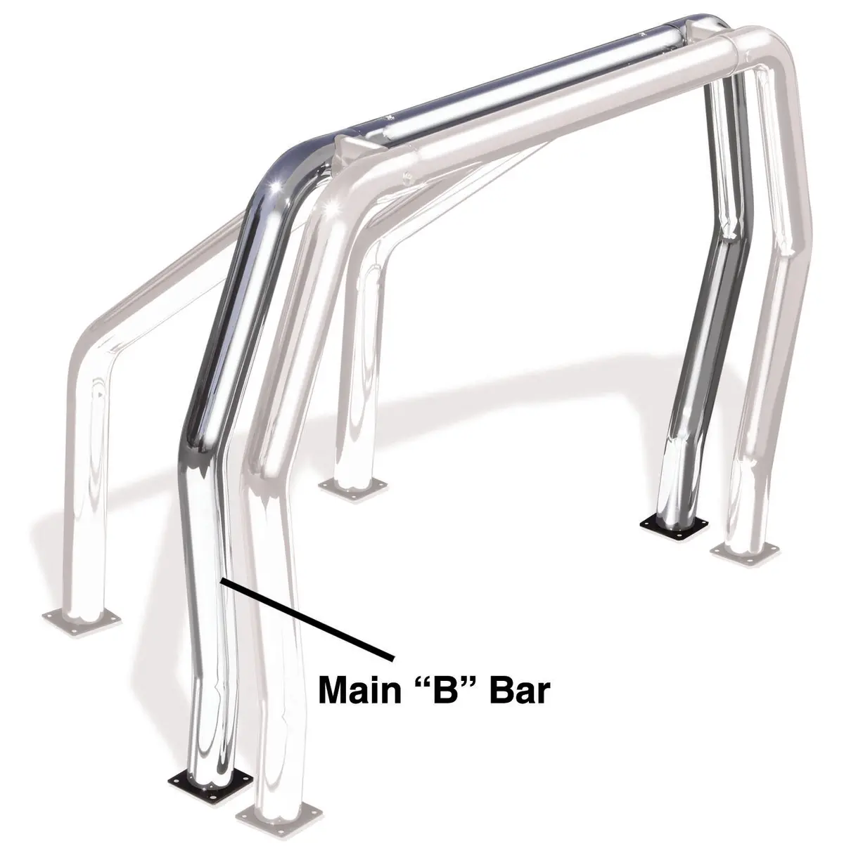 Classic Tubular Bed Bar Styling For Truck Beds 1