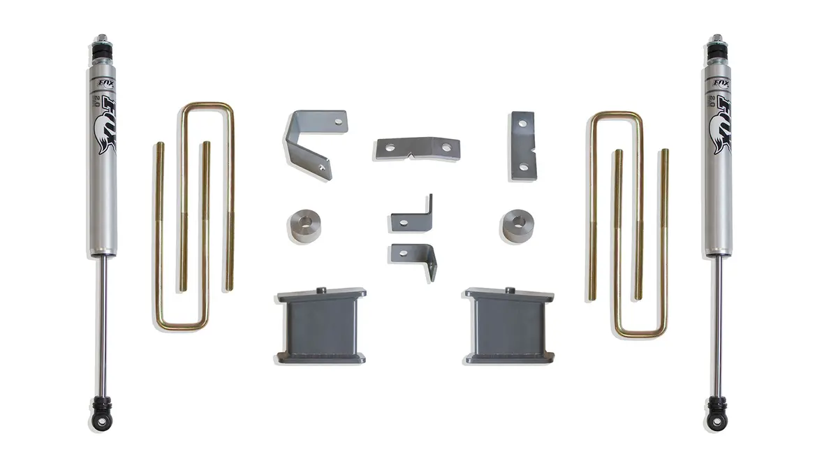 4" Rear Lift Box Kit W/ Fox Shocks 1
