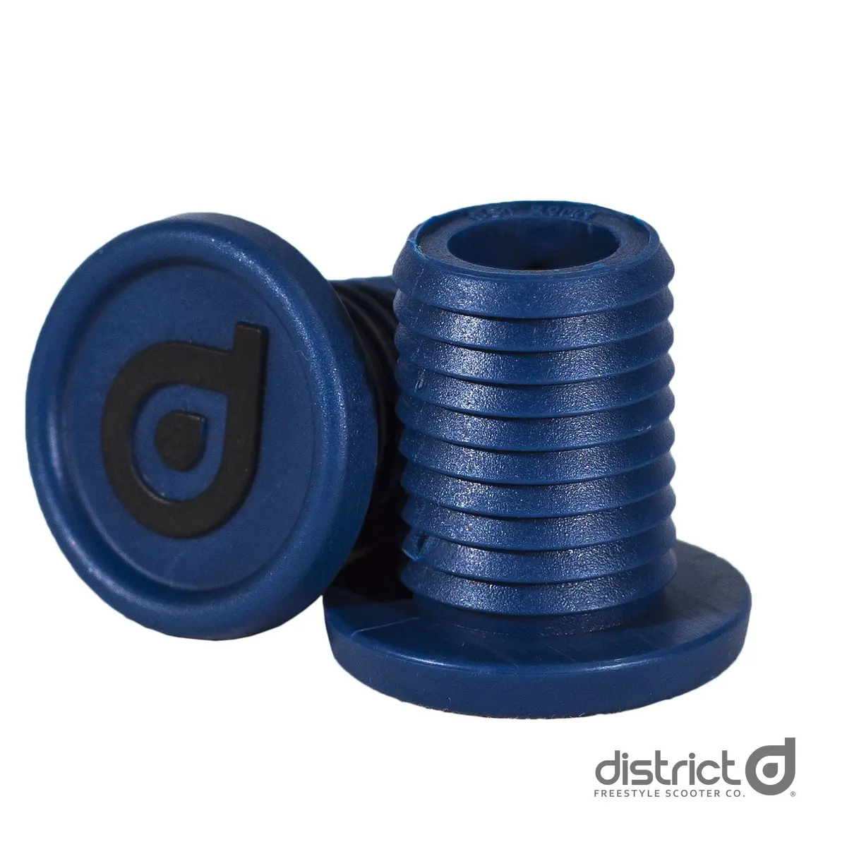 District S-Series Be15s Bar Ends Steel Bars Blue 1