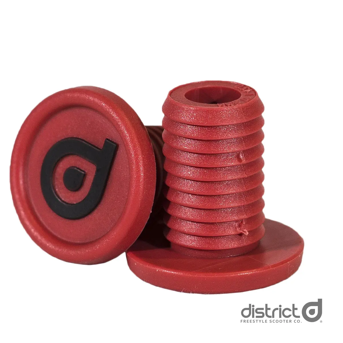 District S-Series Be15s Bar Ends Steel Bars Red 1