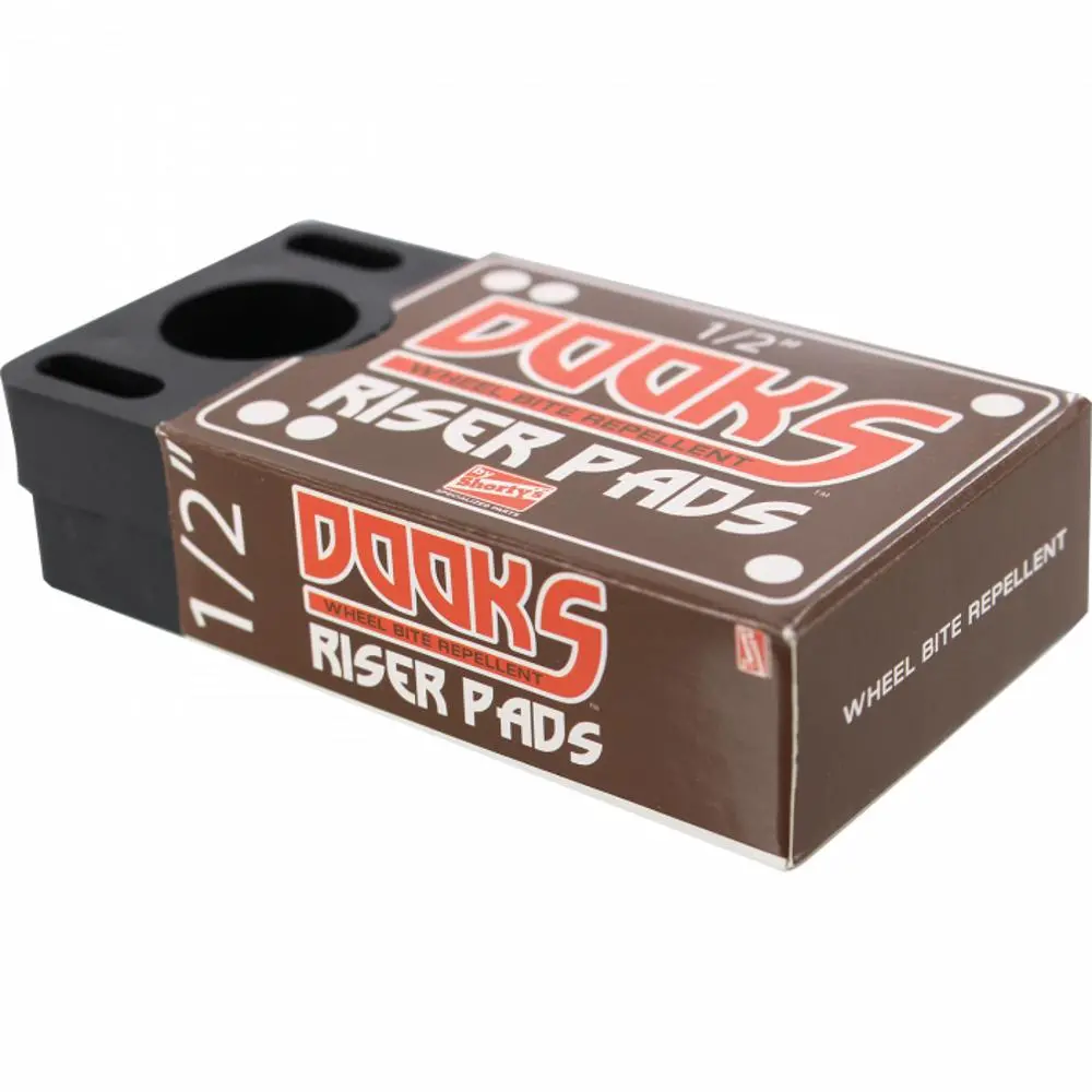 Dooks Rubber Risers 1/2" For Longboards | Set Of 2 1