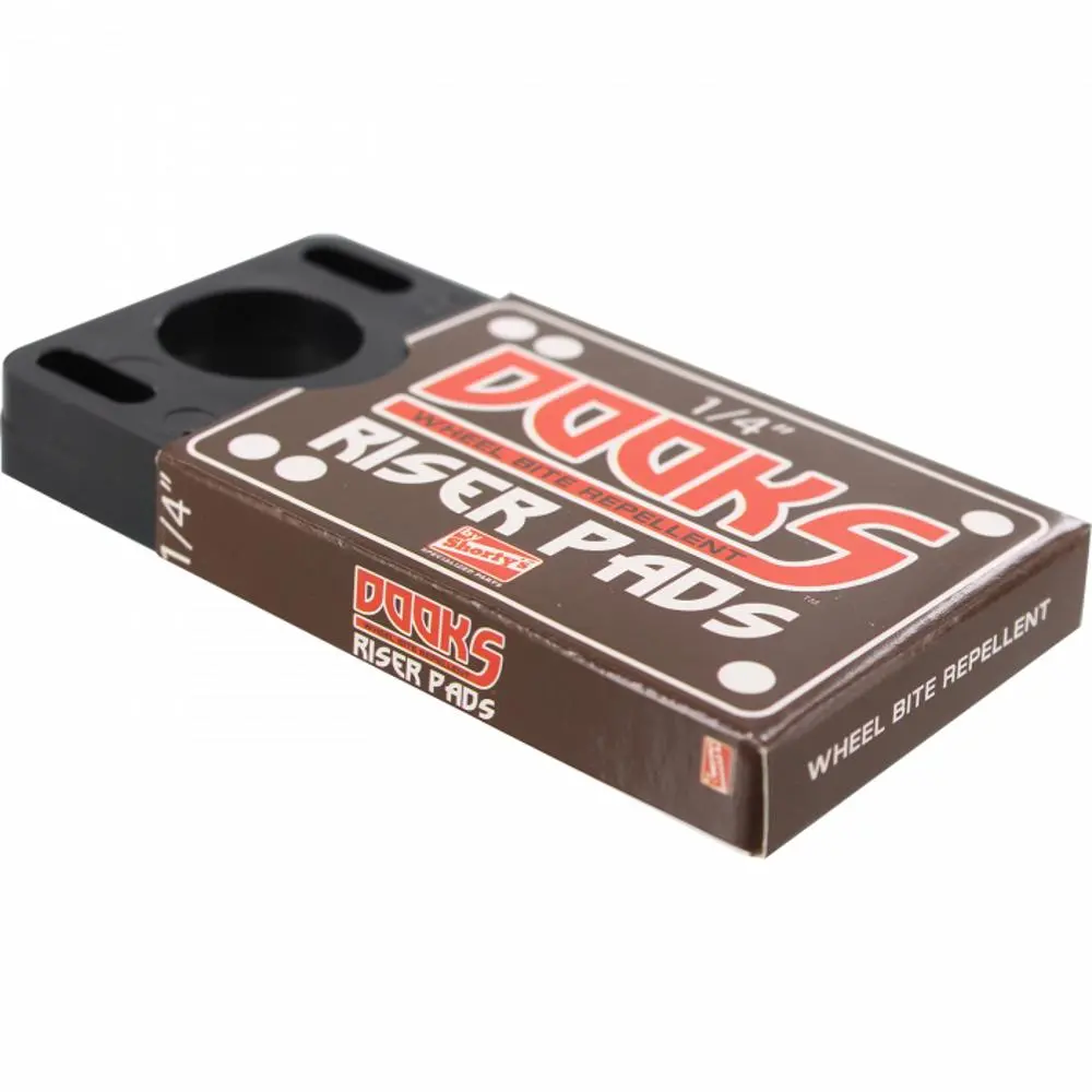 Dooks Rubber Risers 1/4" For Longboards | Set Of 2 1