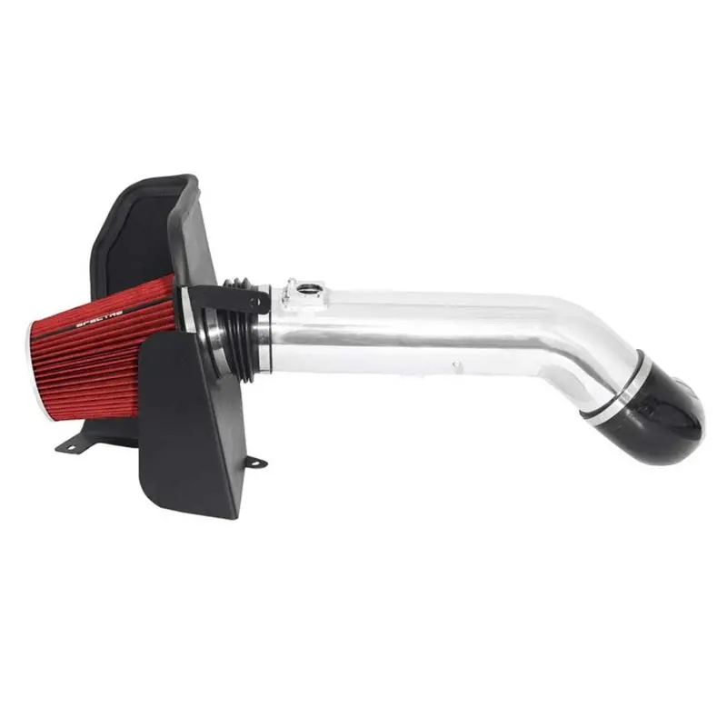 Spectre 09-12 Gm Truck V8-4.8/5.3/6.0L F/I Air Intake Kit - Polished W/Red Filter 1
