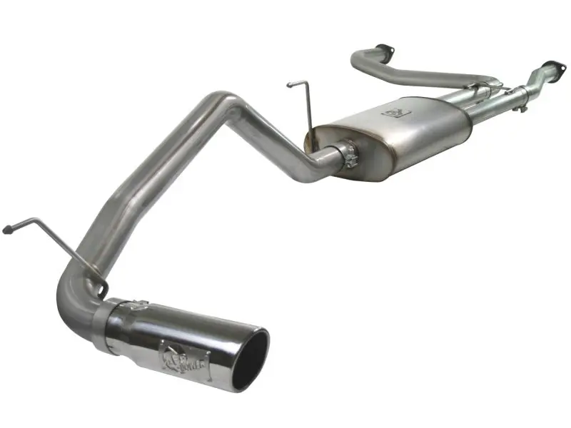 Afe Machforce Xp Exhaust Cat-Back 2.5/3In Ss-409 W/ Polished Tip 04-12 Nissan Titan V8 5.6L 1