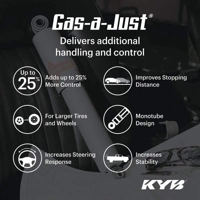 Kyb Shocks & Struts Gas-A-Just Front Dodge Dakota 1997-04 Dodge Durango 1998-03 Ford Bronco 1980-96 1