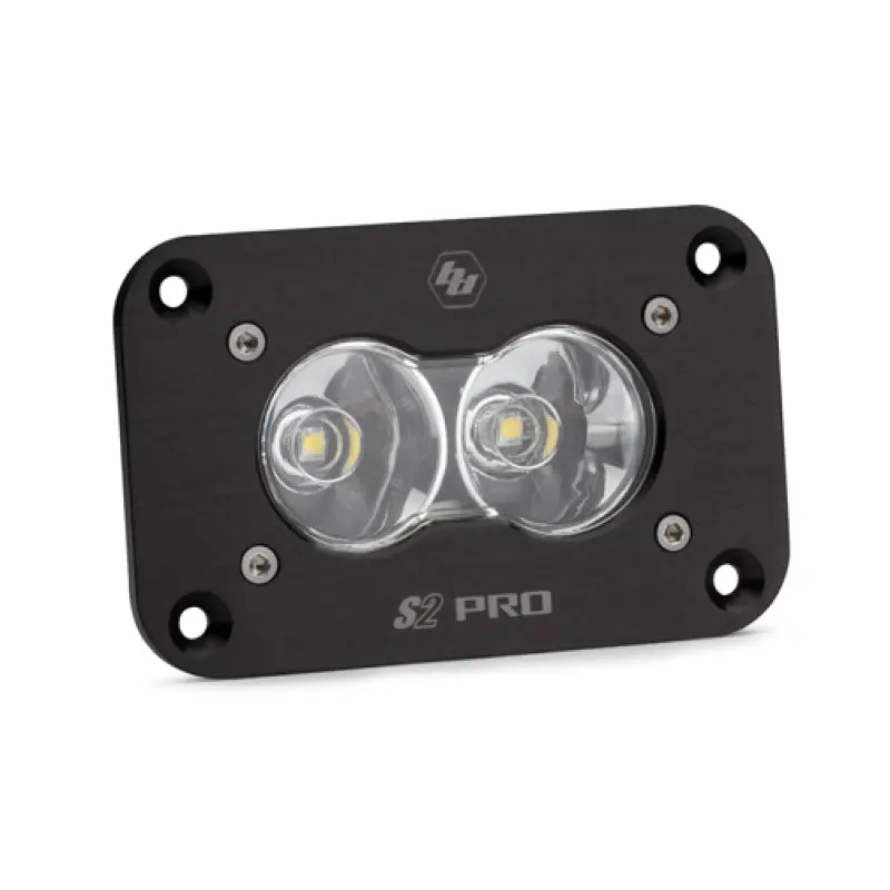 Baja Designs S2 Pro Work/Scene Pattern Flush Mount Led Work Light - Clear 1