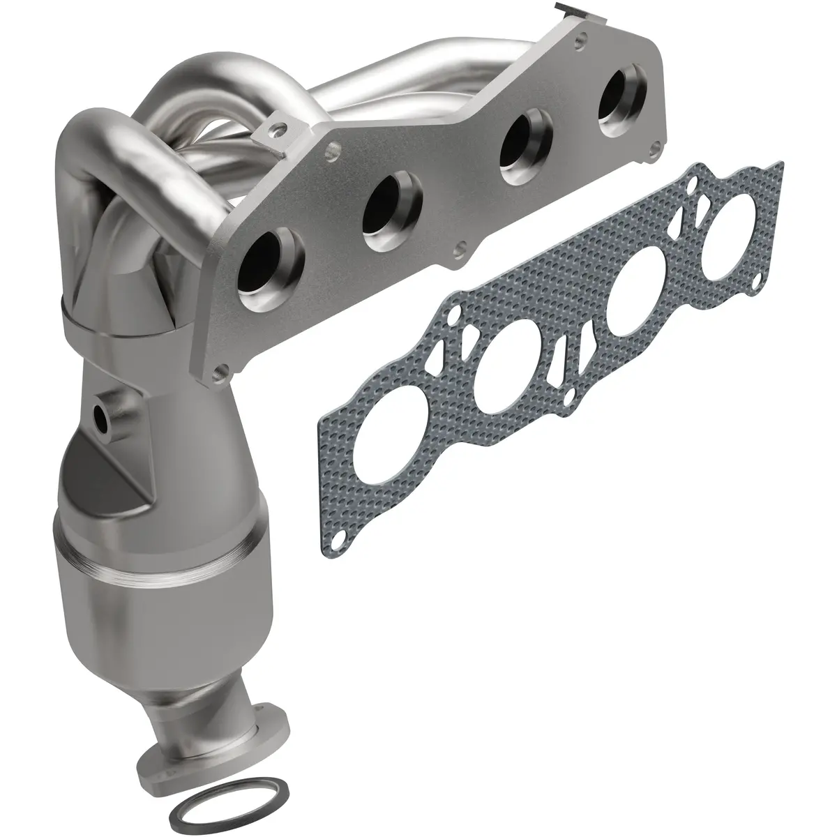 Catalytic Converter With Integrated Exhaust Manifold 1