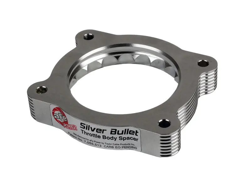 Afe 02-09 Chevrolet Trailblazer/ 02-09 Gmc Envoy L6 4.2L Silver Bullet Throttle Body Spacer - Silver 1