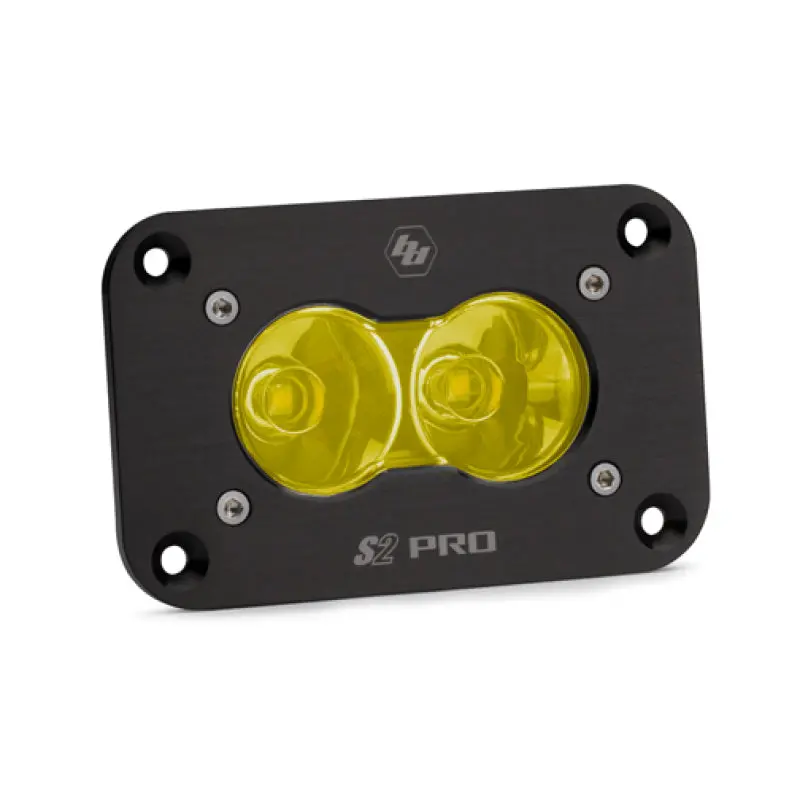 Baja Designs S2 Pro Flush Mount Work/Scene Pattern Led Work Light - Amber 1