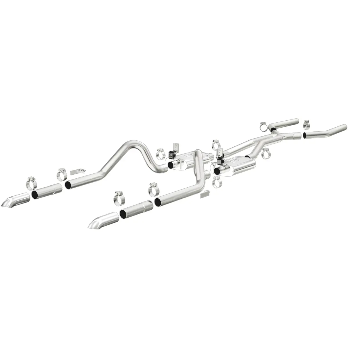 Magnaflow Street Series Stainless Crossmember-Back System 1