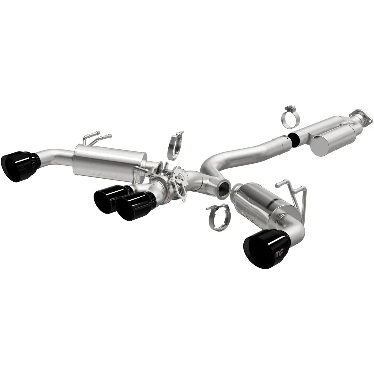 Magnaflow Neo Series Black Chrome Tips Cat-Back System 1