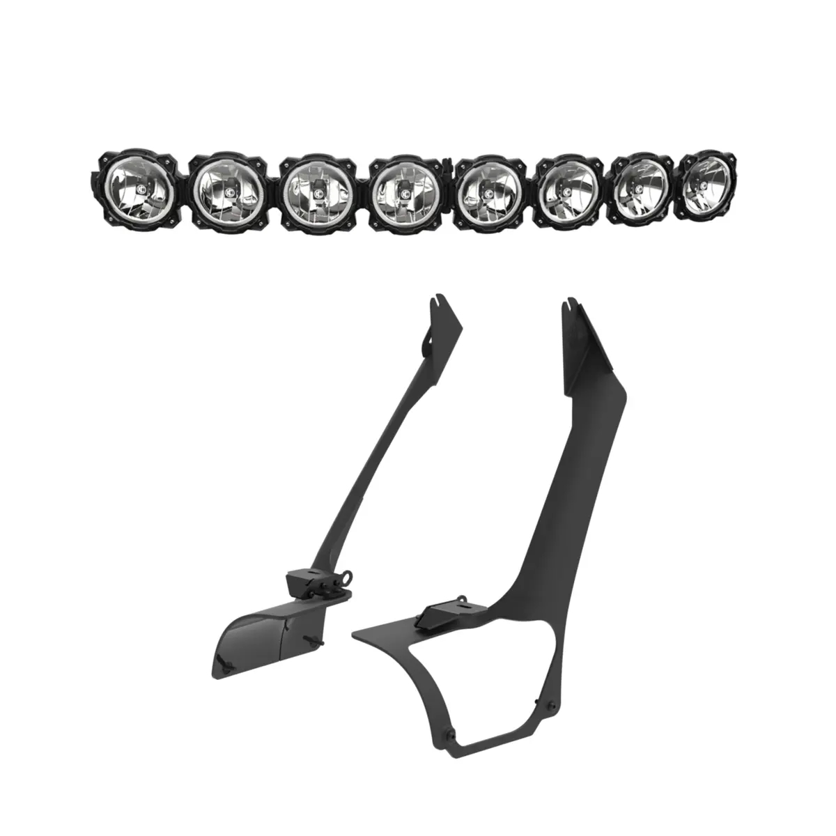 Kc Pro6 Gravity Led 50In 8-Light Overhead Combo System Jeep 4Xe 1