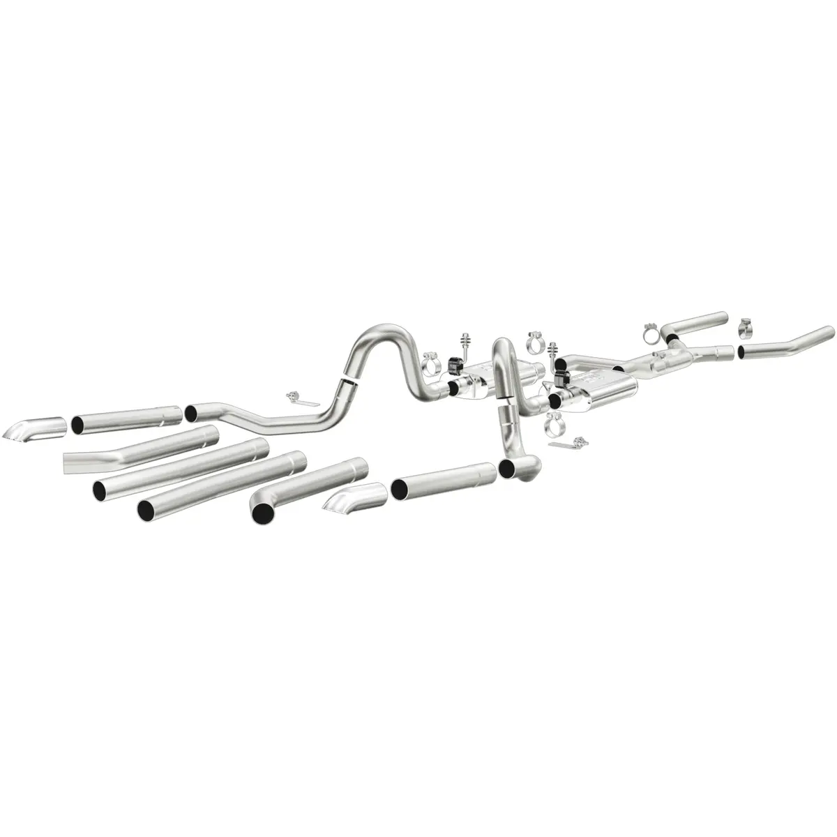 Magnaflow Street Series Stainless Crossmember-Back System 1