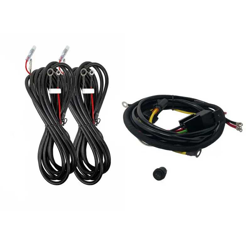 Kc Hilites Platform One Profile Sidecast 4-Light Wiring Kit For 05-23 Toyota Tacoma Double Cab 1
