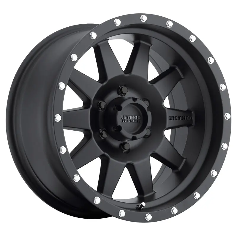 Method Mr301 The Standard 17X9 -12Mm Offset 6X5.5 108Mm Cb Matte Black Wheel 1