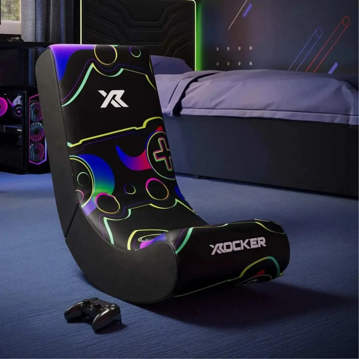 Video Rocker Gaming Chair For Kids - Gamepad 1
