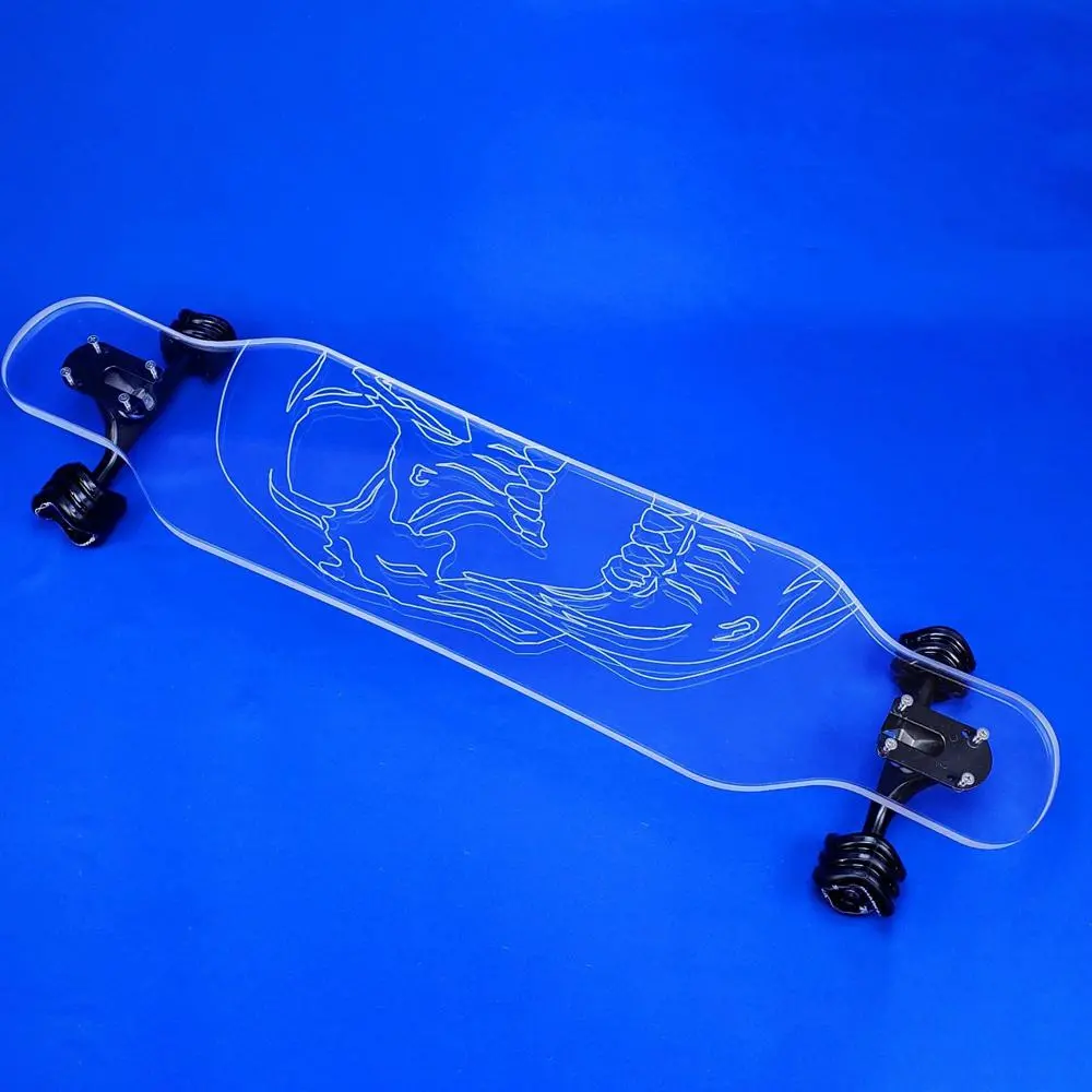 Ghost Skull Rider 40" Platypus Symmetrical Longboard 1