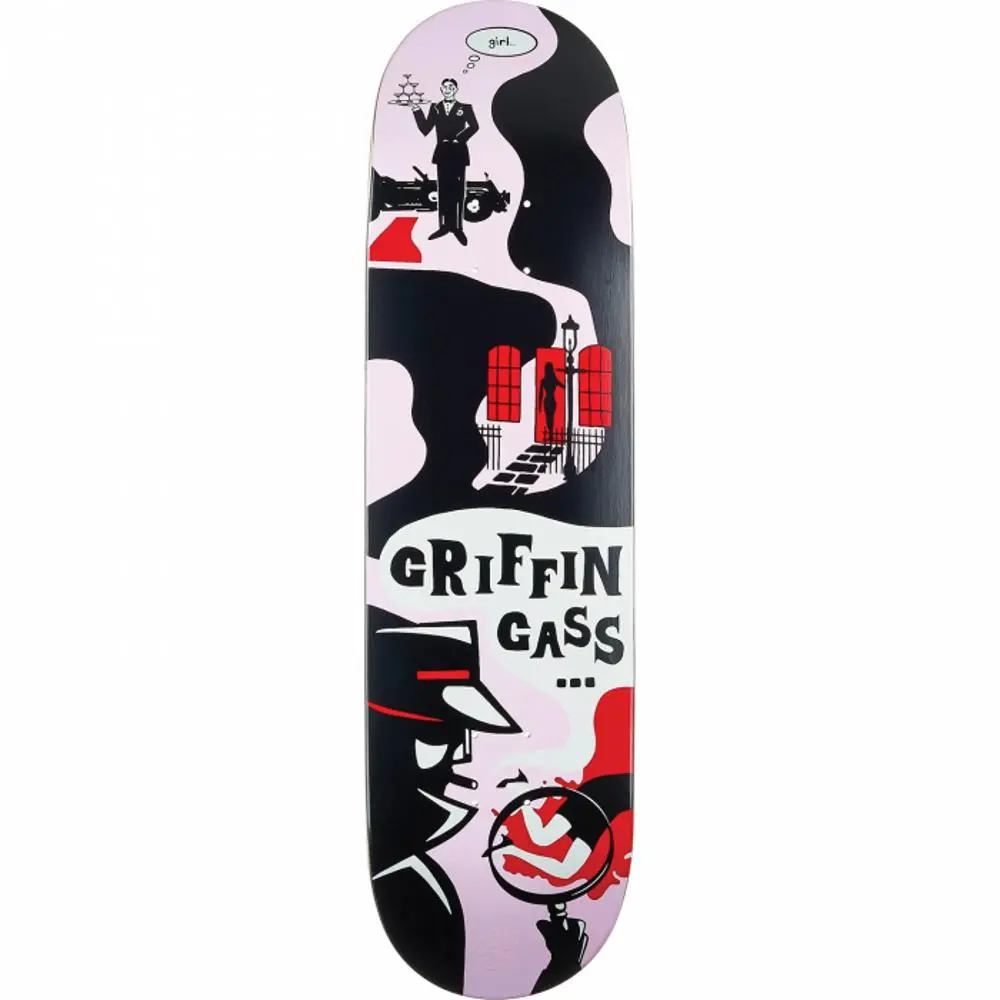Girl Gass Mystery Noir 8.5" Skateboard Deck 1