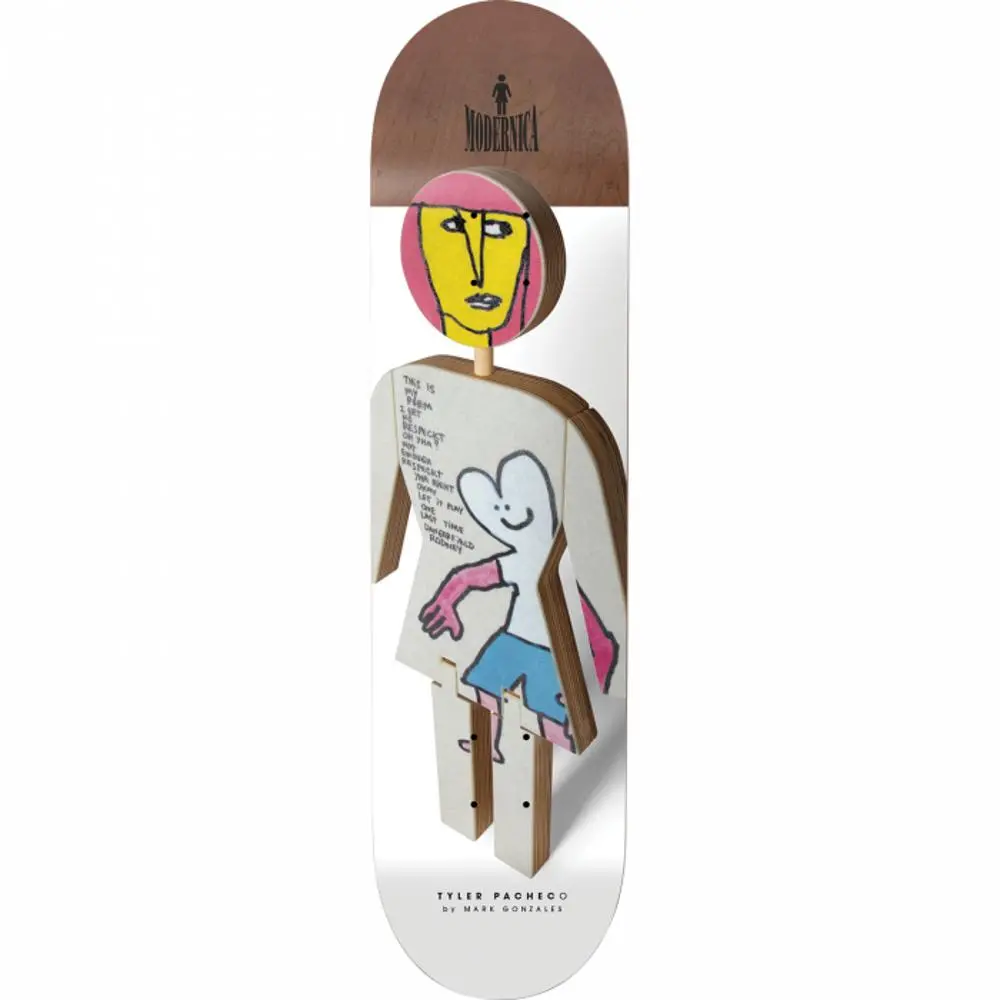 Girl Pacheco Modernica 8.37" Skateboard Deck 1