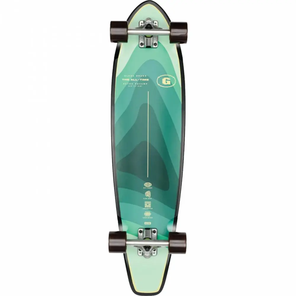 Globe The All Time 35.8" Seascape Kicktail Longboard 1