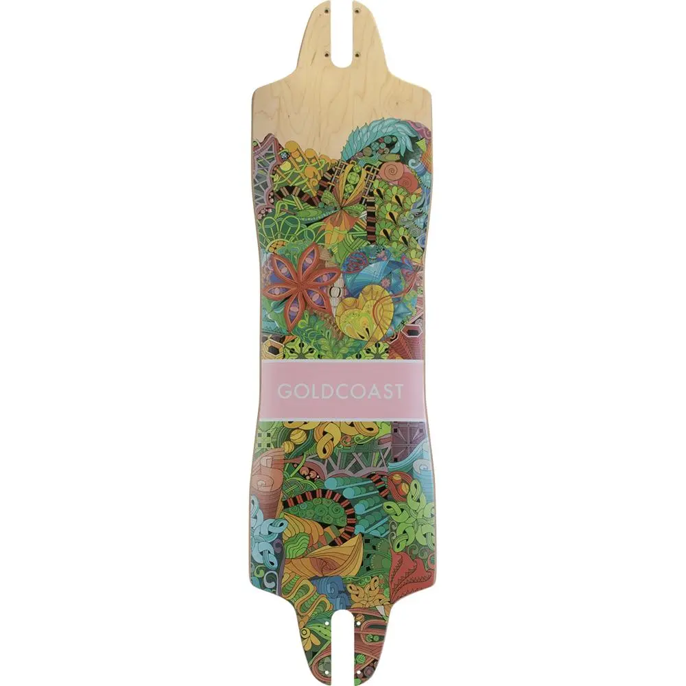 Goldcoast Namaste 36" Drop Through Longboard Deck 1