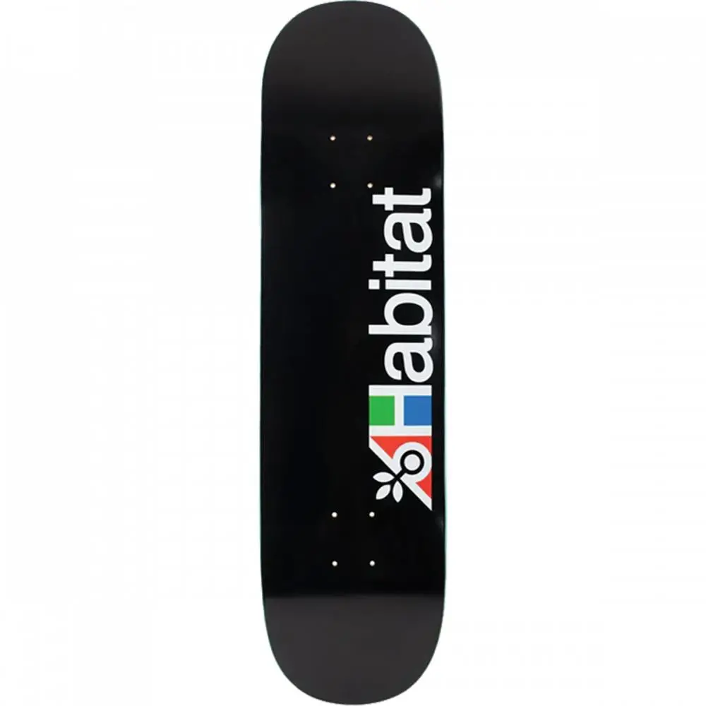 Habitat Transit 8.25" Black Skateboard Deck 1