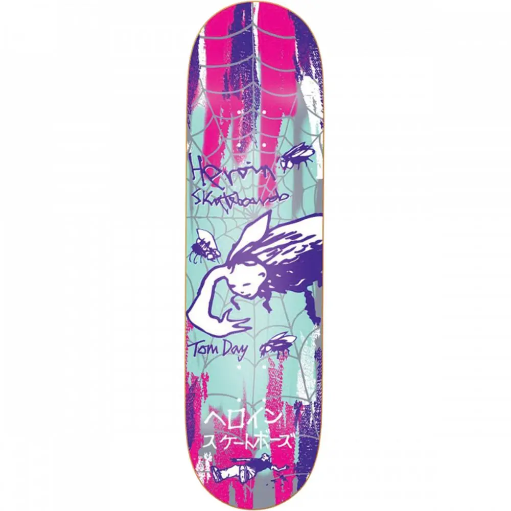 Heroin Day Flies 8.5" Skateboard Deck 1