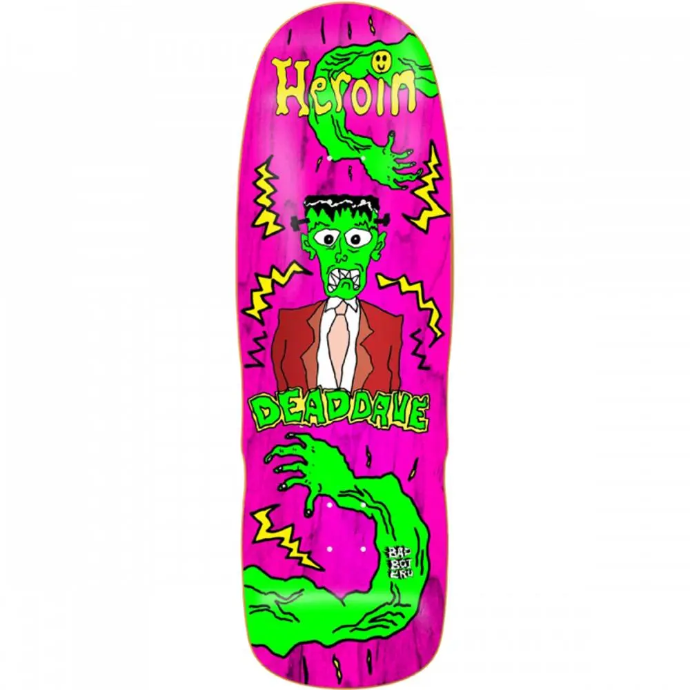 Heroin Dead Dave Dead Toon 10" Skateboard Deck 1